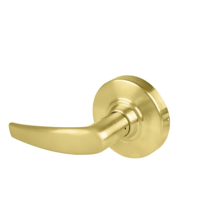 Grade 2 Dummy Cylindrical Lock With Field Selectable Vandlgard, Athens Lever, Non-Keyed, Satin Brass